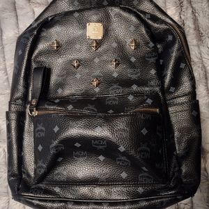 Authentic MCM leather backpack